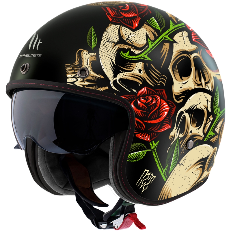 Odprta motoristična čelada MT Le Mans 2 SV Breakout B2 glossy