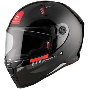Integrální helma na motorku MT REVENGE 2 S SOLID A1 lesklá černá