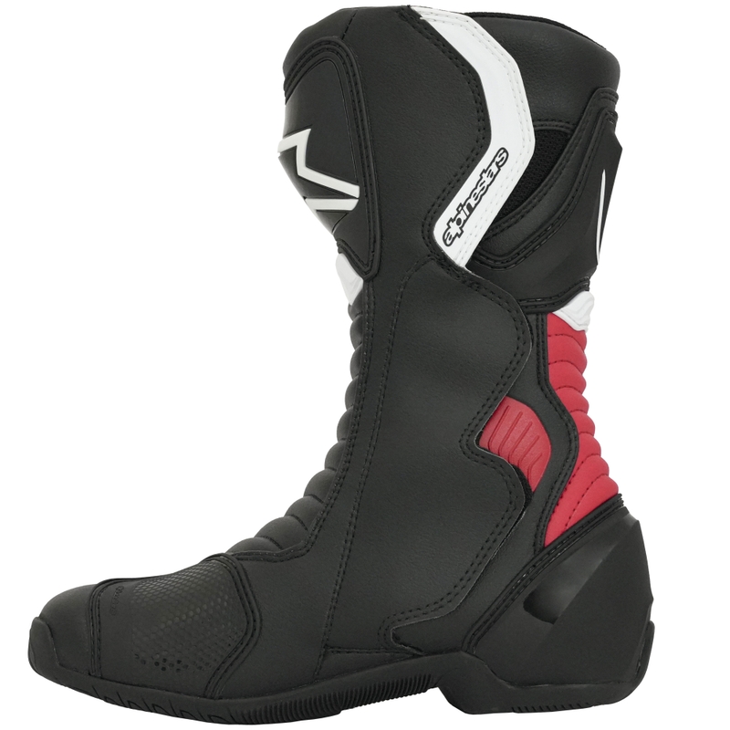 Alpinestars S-MX 6 črno-rdeči motoristični škornji