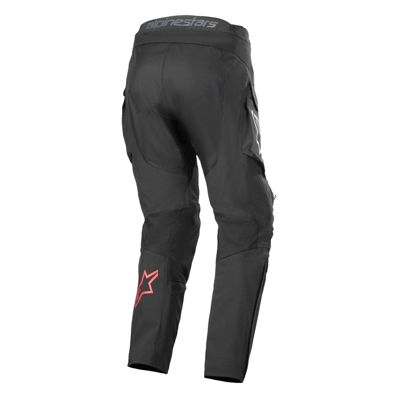 Motoristične hlače Alpinestars Hyde XT črno-rdeče