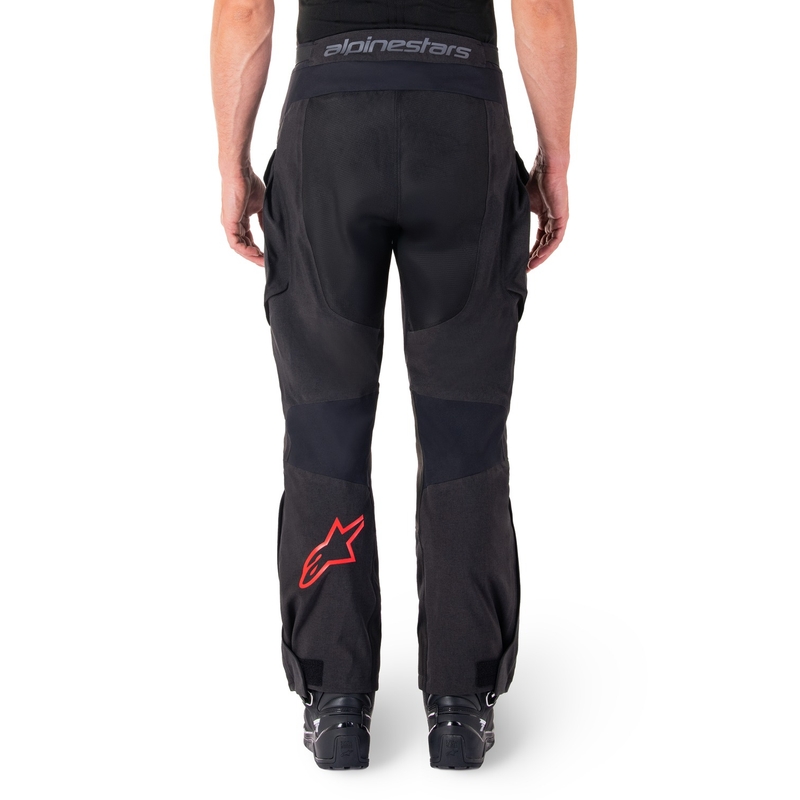 Motoristične hlače Alpinestars Hyde XT črno-rdeče