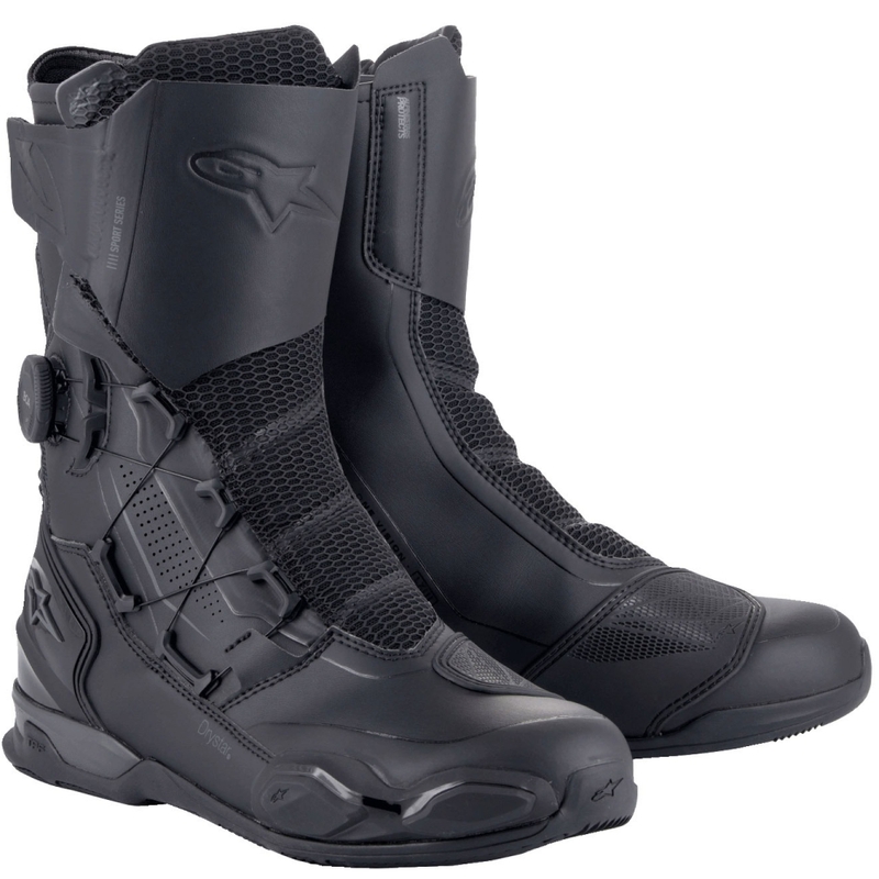 Motoristični škornji Alpinestars SP-X BOA Drystar črno-temno sivi