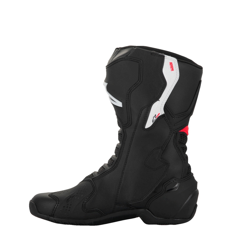 Alpinestars Stella SMX-6 3 ženski motoristični škornji črno-beli-roza