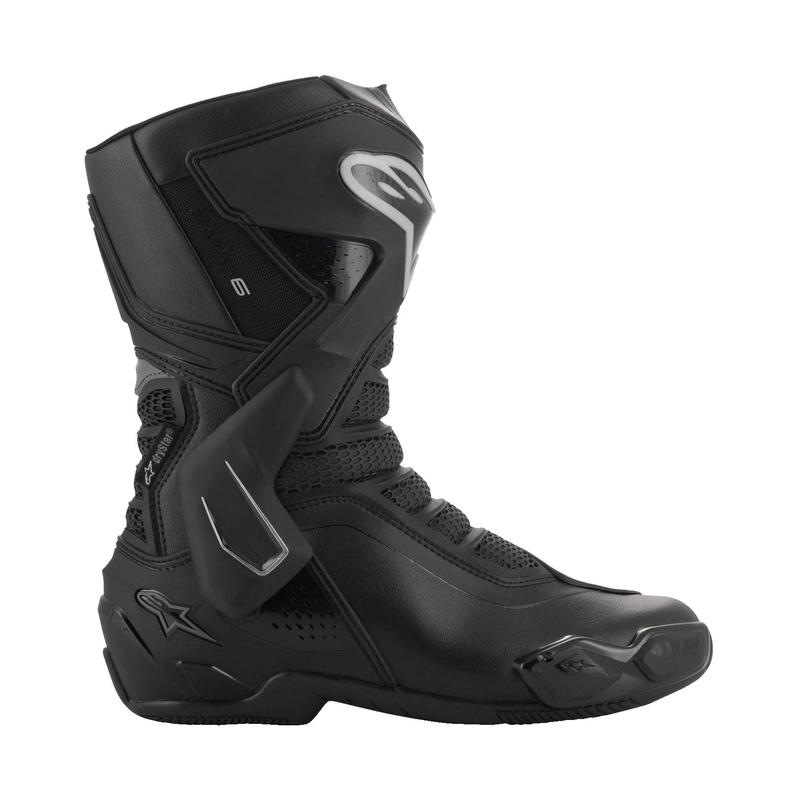 Ženski motoristični škornji Alpinestars Stella SMX-6 3 Drystar črno-srebrni