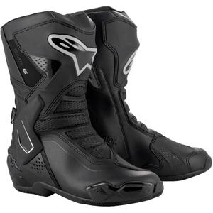 Ženski motoristični škornji Alpinestars Stella SMX-6 3 Drystar črno-srebrni