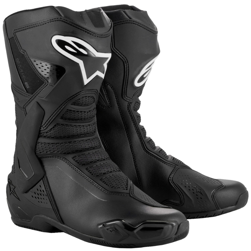 Črni motoristični škornji Alpinestars SMX-6 3