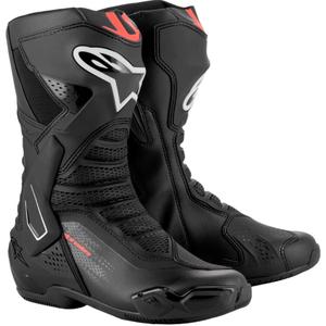 Motoristični škornji Alpinestars SMX-6 3 črno-fluo rdeči