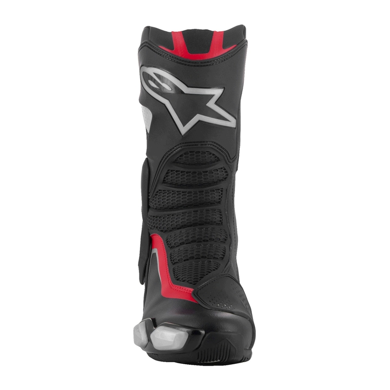 Motoristični škornji Alpinestars SMX-6 3 črno-srebrno-rdeči