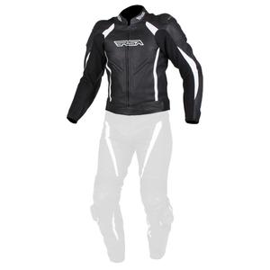Moška motoristična jakna RSA Imola black and white razprodaja