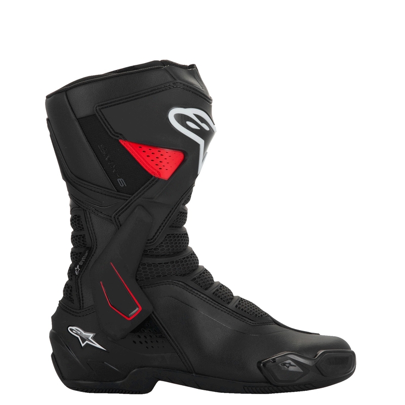 Motoristični škornji Alpinestars SMX-6 3 Drystar črno-rdeči