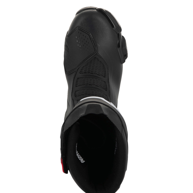 Motoristični škornji Alpinestars SMX-6 3 Drystar črno-rdeči
