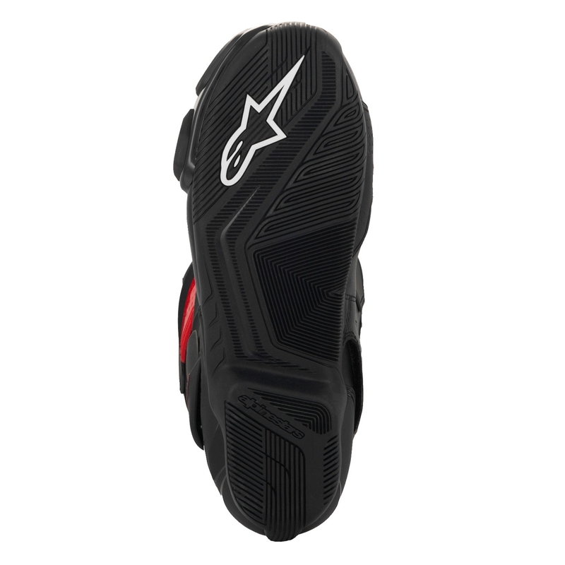 Motoristični škornji Alpinestars SMX-6 3 Drystar črno-rdeči