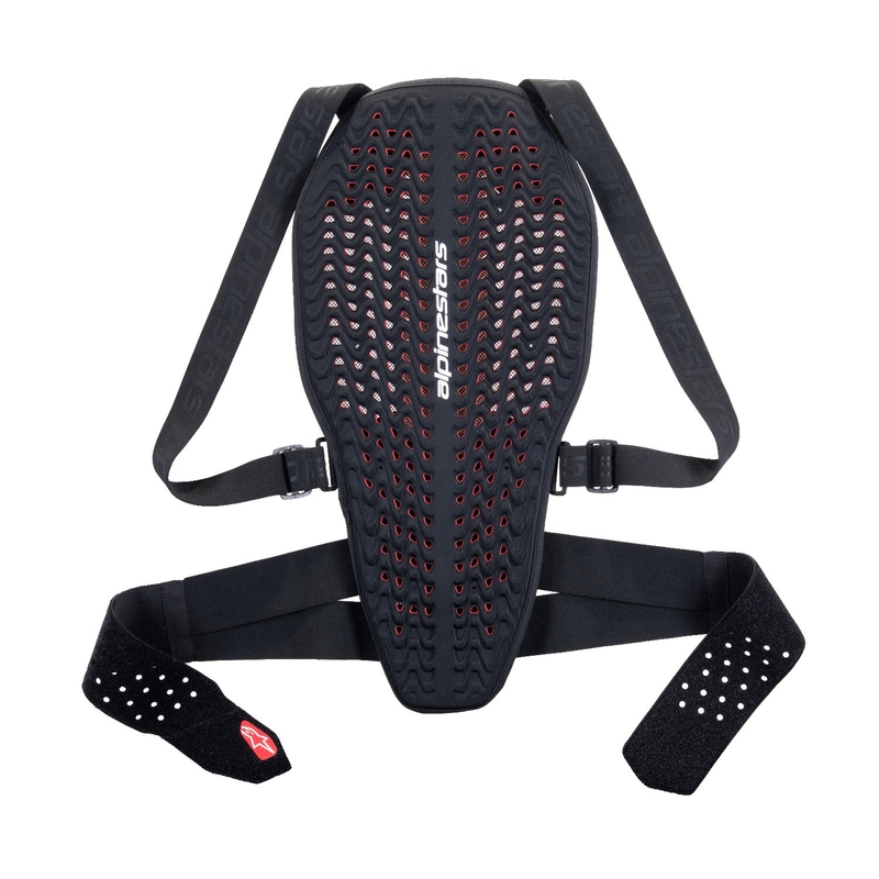 Ščitnik za hrbtenico Alpinestars Nucleon Plasma črno-belo-rdeč