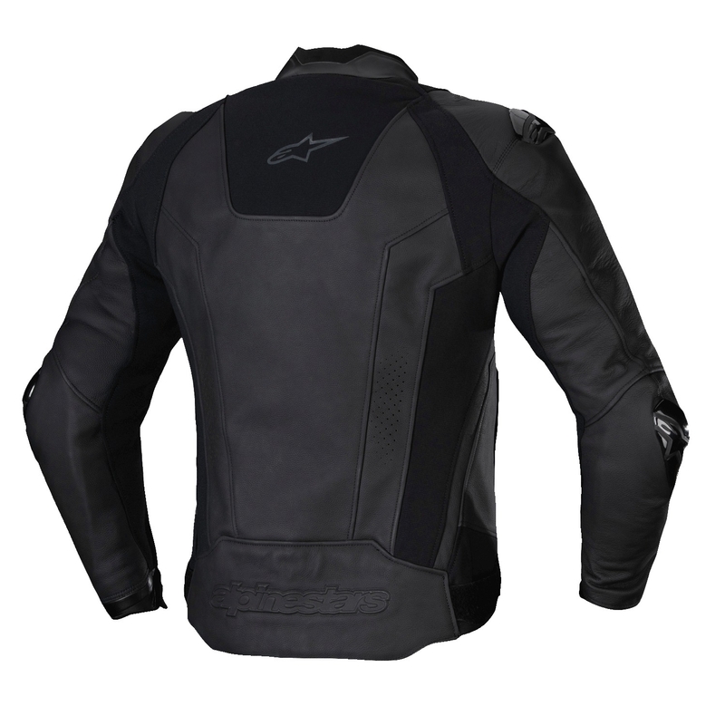 Alpinestars Missile 3 usnjena motoristična jakna črno-črna