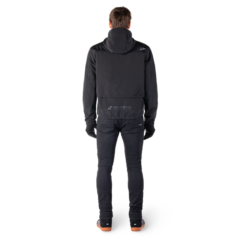 Črna motoristična jakna Alpinestars Mootant Waterproof Parka