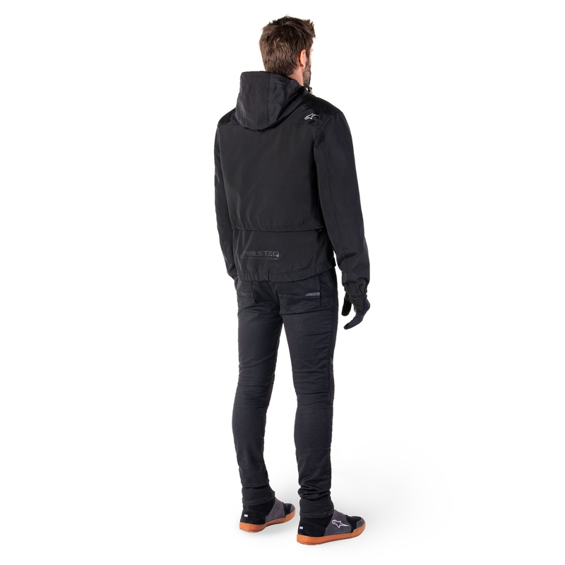 Črna motoristična jakna Alpinestars Mootant Waterproof Parka