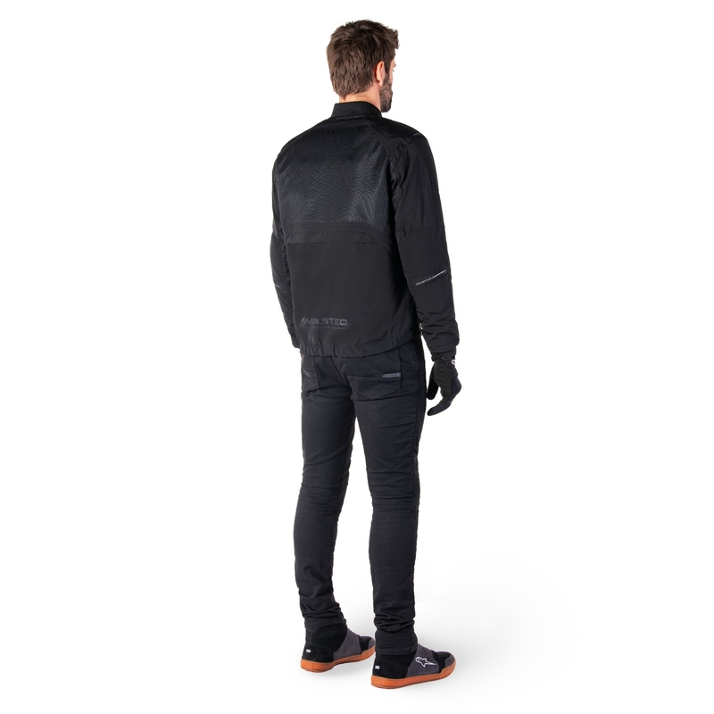 Črna motoristična jakna Alpinestars Mootant Waterproof Parka