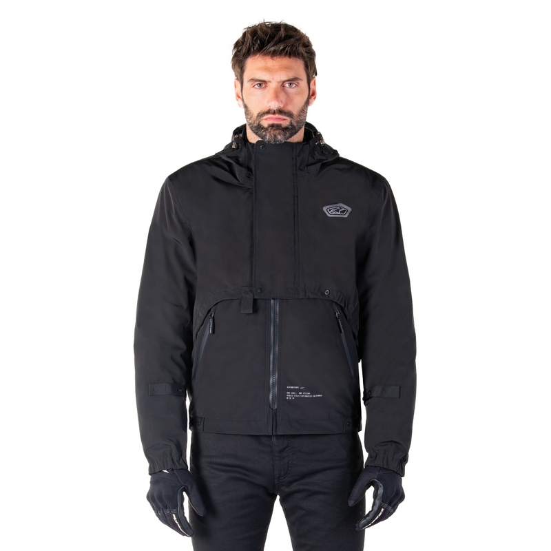 Črna motoristična jakna Alpinestars Mootant Waterproof Parka