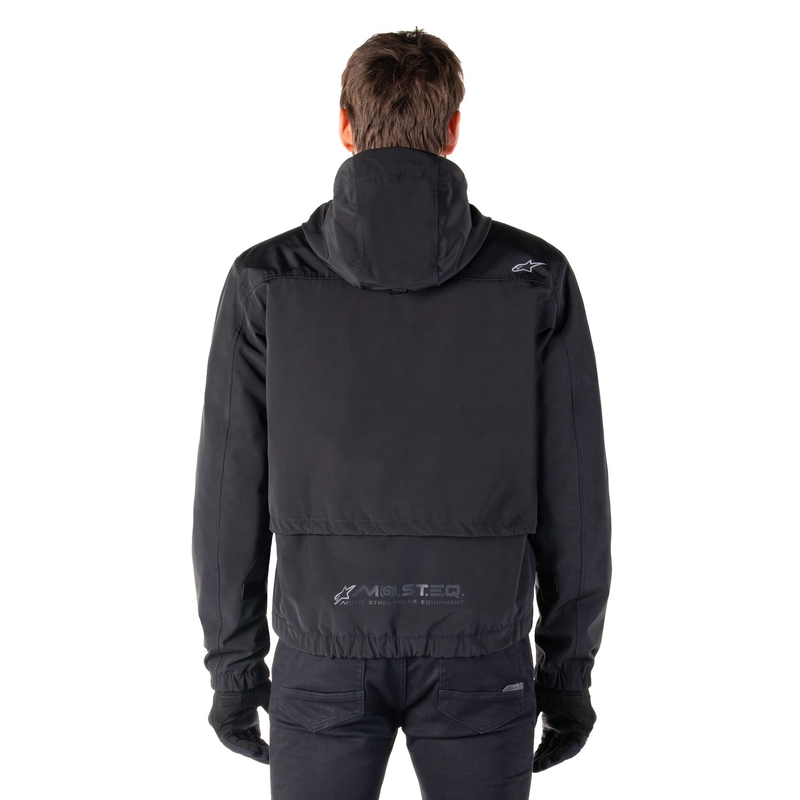 Črna motoristična jakna Alpinestars Mootant Waterproof Parka