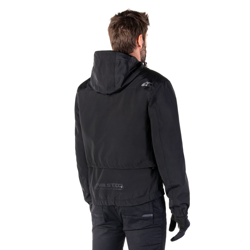 Črna motoristična jakna Alpinestars Mootant Waterproof Parka