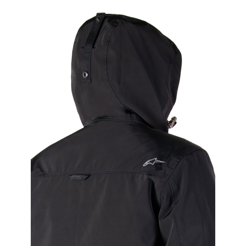 Črna motoristična jakna Alpinestars Mootant Waterproof Parka