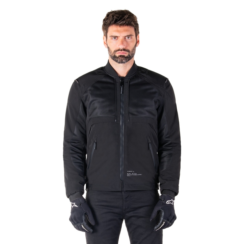 Črna motoristična jakna Alpinestars Mootant Waterproof Parka