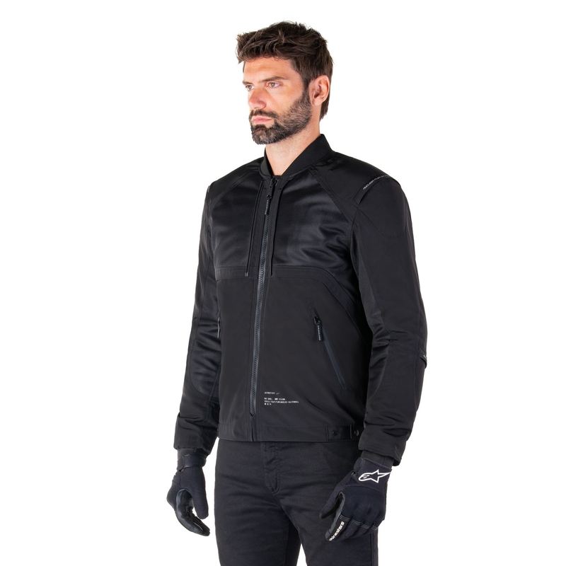 Črna motoristična jakna Alpinestars Mootant Waterproof Parka