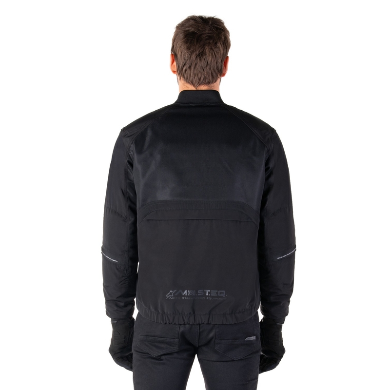 Črna motoristična jakna Alpinestars Mootant Waterproof Parka