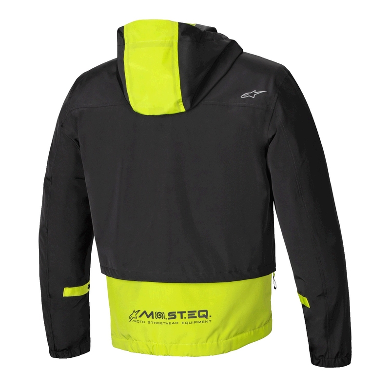Alpinestars Mootant Waterproof Parka motoristična jakna črno-fluo rumena