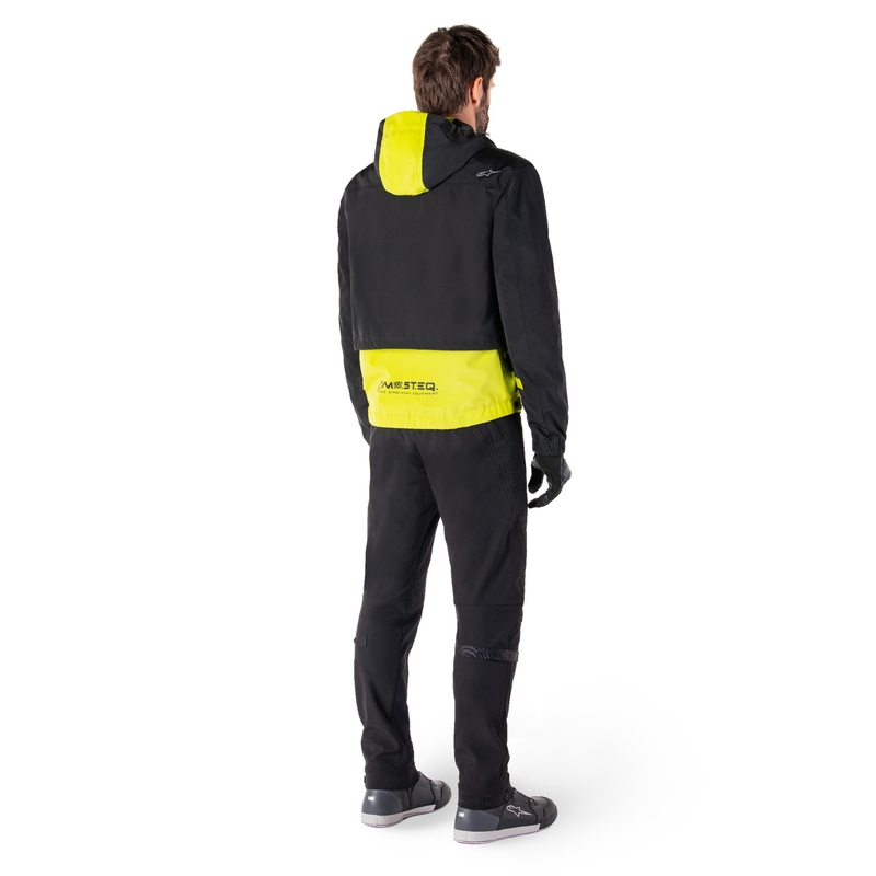Alpinestars Mootant Waterproof Parka motoristična jakna črno-fluo rumena