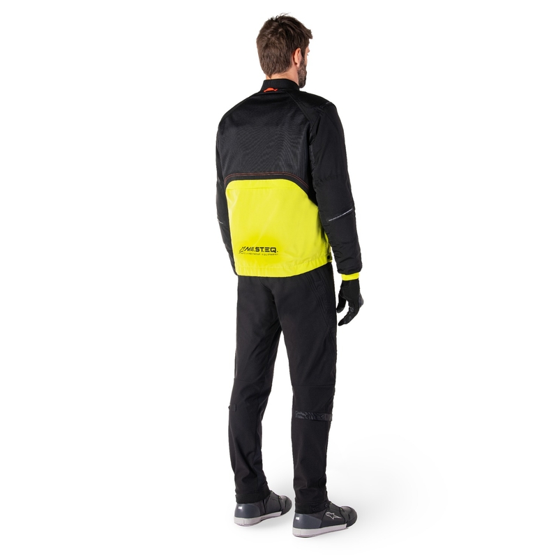 Alpinestars Mootant Waterproof Parka motoristična jakna črno-fluo rumena