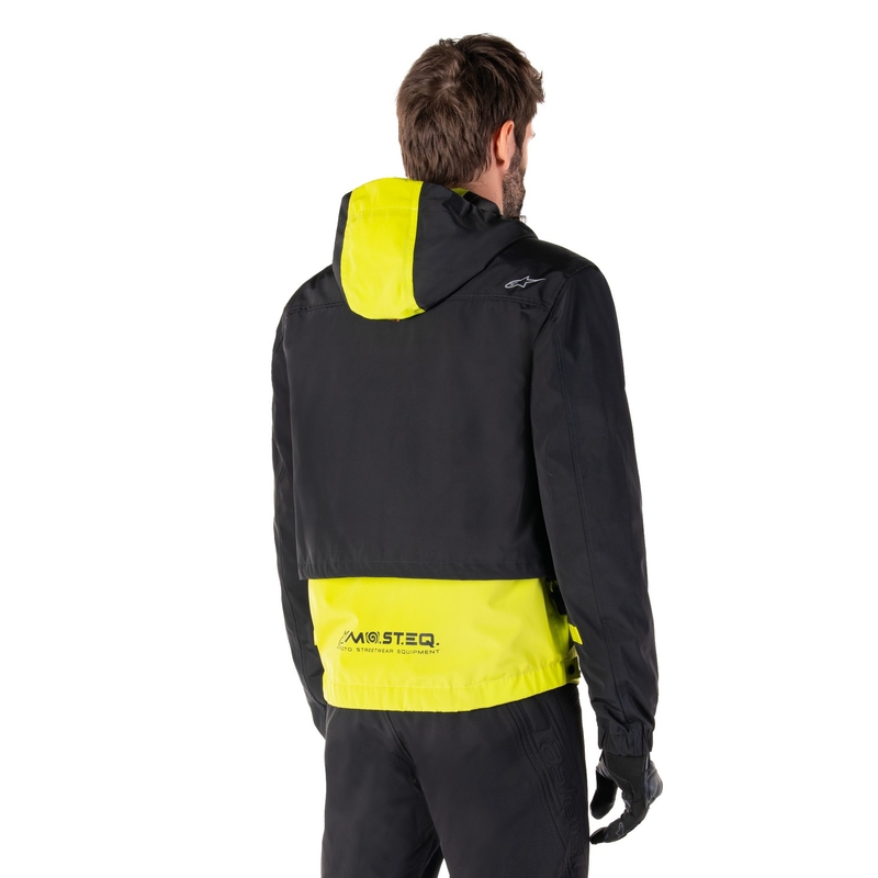 Alpinestars Mootant Waterproof Parka motoristična jakna črno-fluo rumena