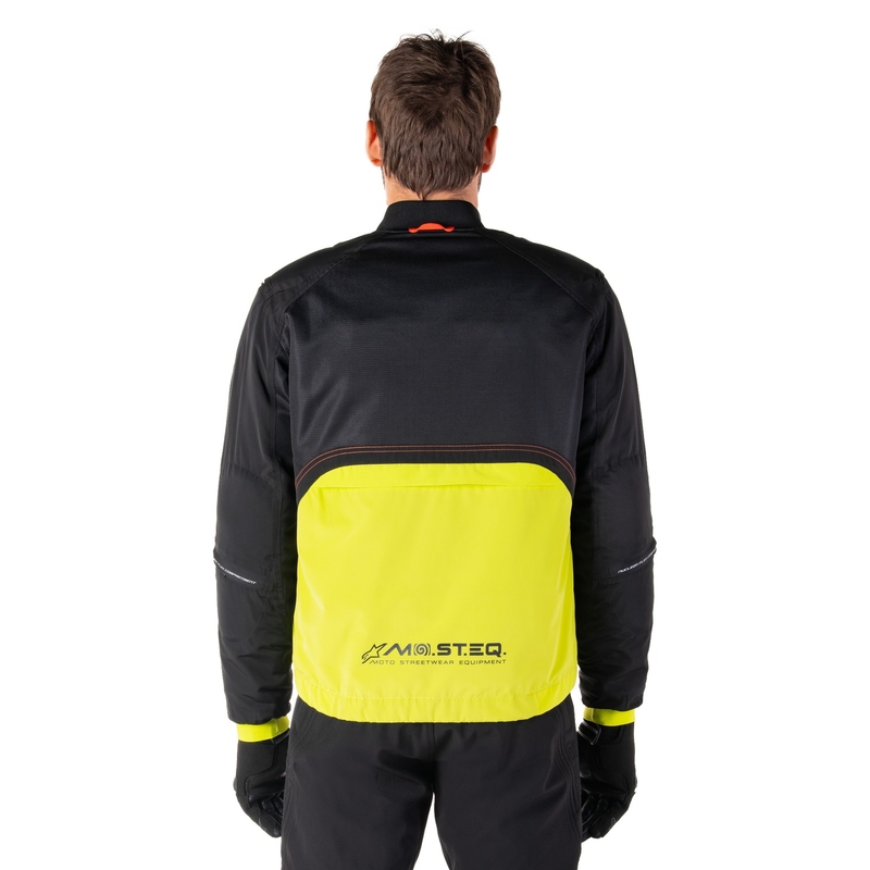 Alpinestars Mootant Waterproof Parka motoristična jakna črno-fluo rumena