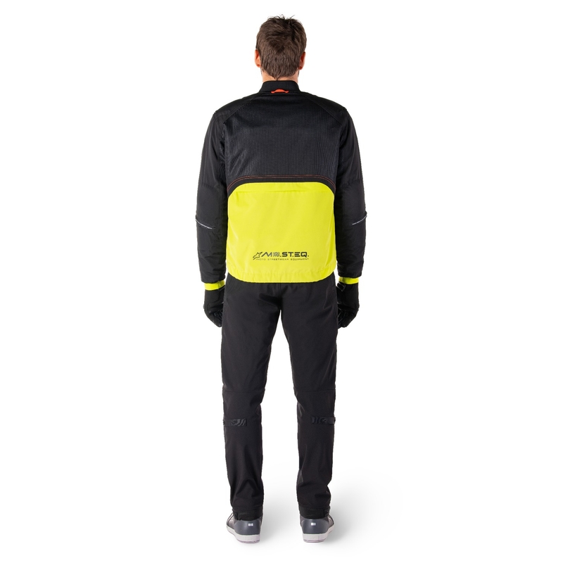 Alpinestars Mootant Waterproof Parka motoristična jakna črno-fluo rumena