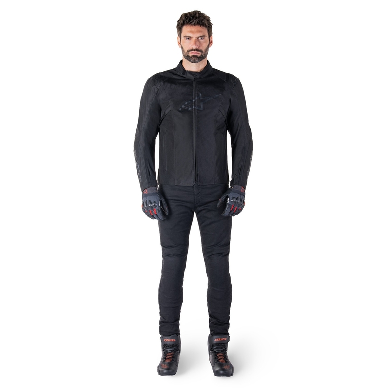 Alpinestars T-SPS 2 nepremočljiva motoristična jakna črno-črna