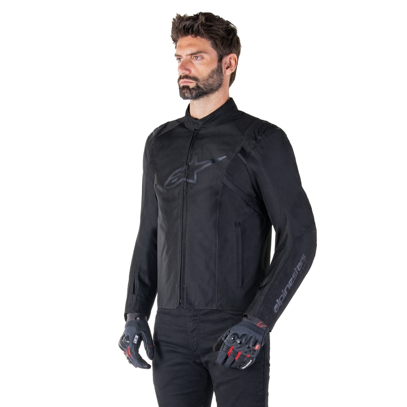 Alpinestars T-SPS 2 nepremočljiva motoristična jakna črno-črna