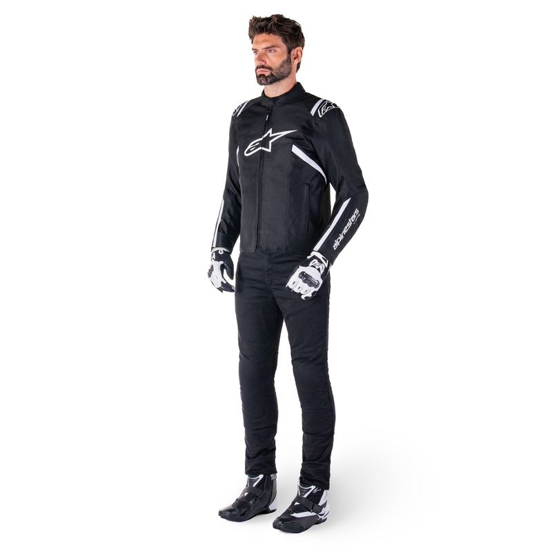 Alpinestars T-SPS 2 nepremočljiva motoristična jakna črno-bela