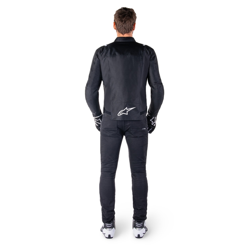Alpinestars T-SPS 2 nepremočljiva motoristična jakna črno-bela