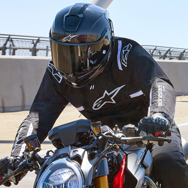 Alpinestars T-SPS 2 nepremočljiva motoristična jakna črno-bela