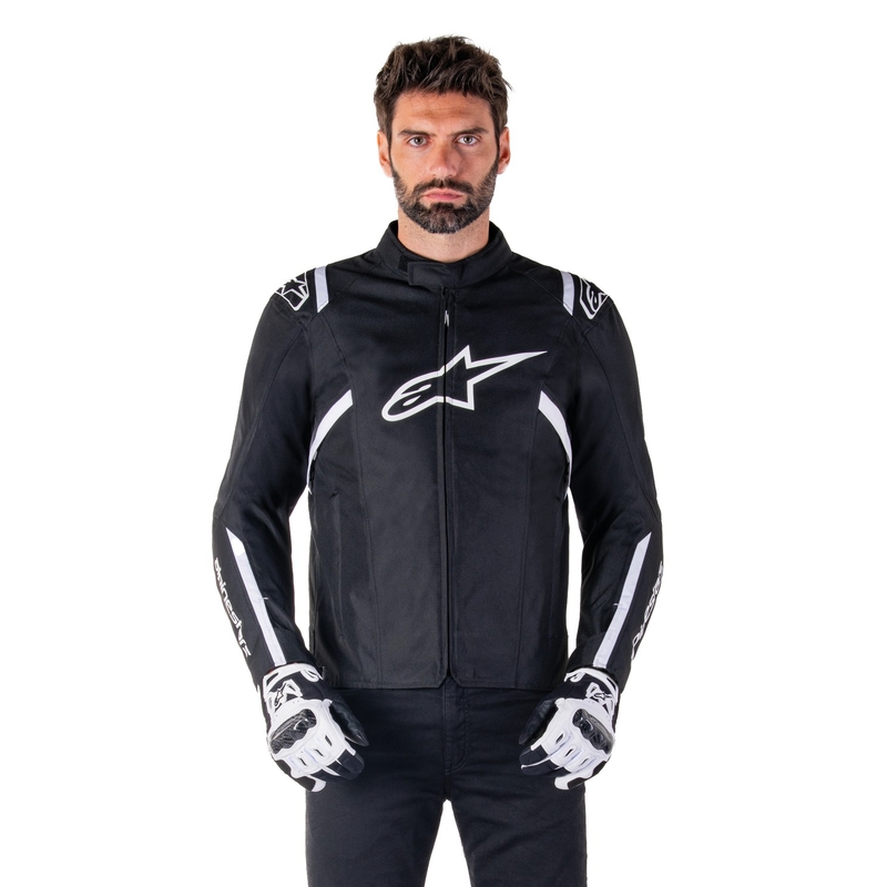 Alpinestars T-SPS 2 nepremočljiva motoristična jakna črno-bela