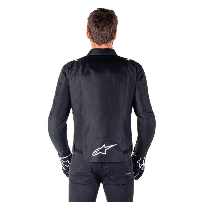 Alpinestars T-SPS 2 nepremočljiva motoristična jakna črno-bela