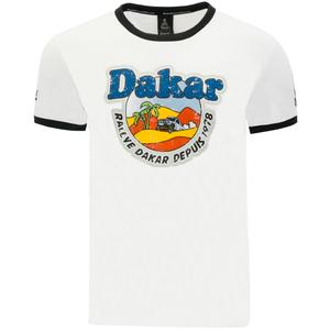 Majica s kratkimi rokavi Dakar CL MOR 05 bela