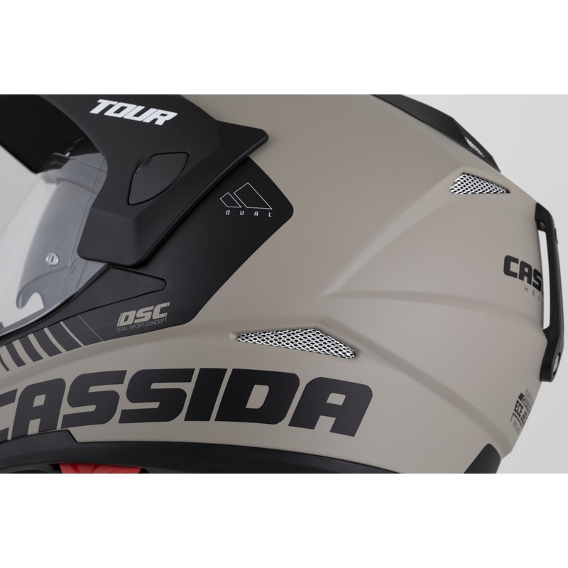 Enduro čelada Cassida Tour 2.0 Dual mat peščeno-črna
