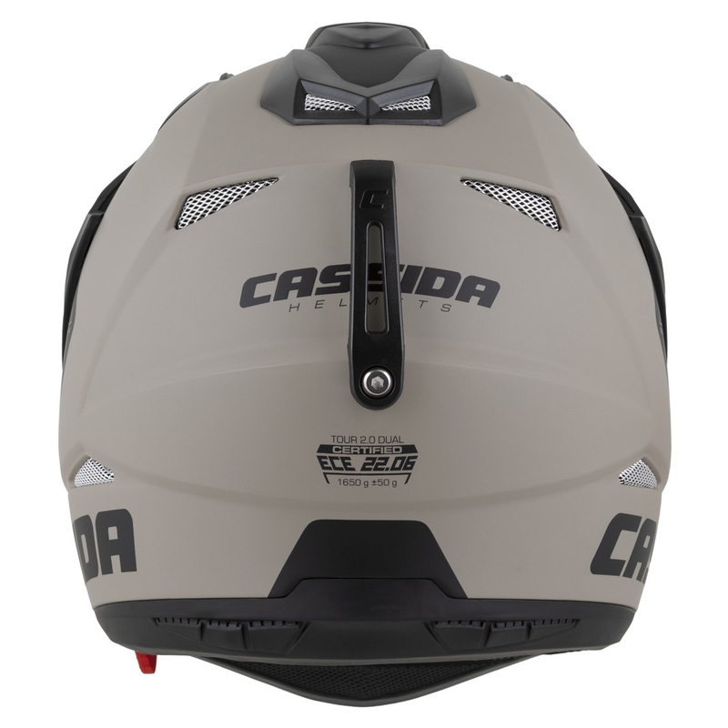 Enduro čelada Cassida Tour 2.0 Dual mat peščeno-črna