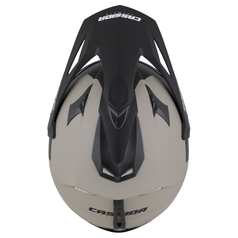 Enduro čelada Cassida Tour 2.0 Dual mat peščeno-črna