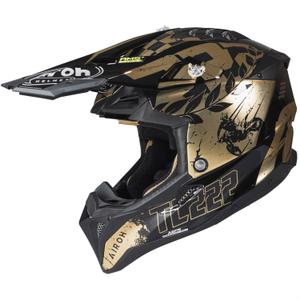 Motokros čelada Airoh Aviator 3.0 &quot;TC 222 THE LEGEND&quot; črno-zlata