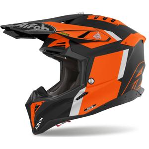 Motokros čelada Airoh Aviator 3 Glory oranžna mat