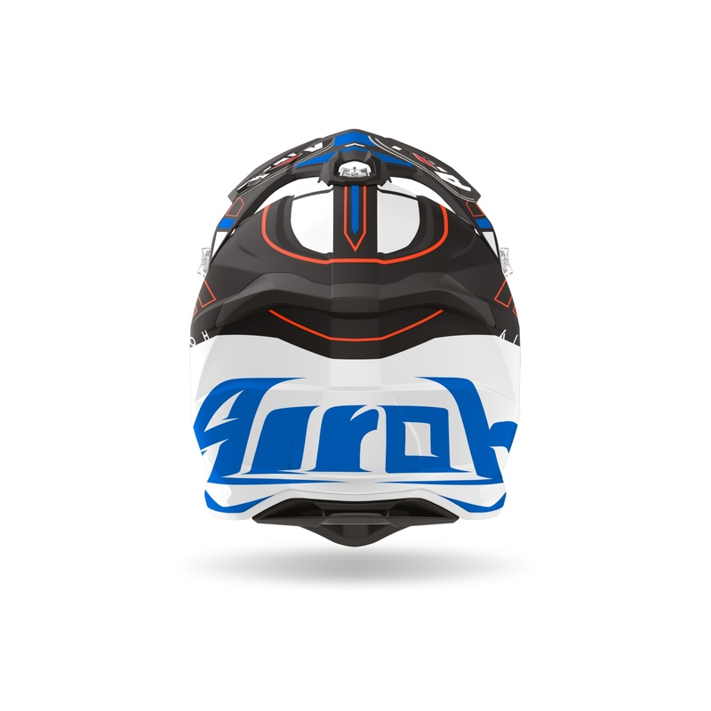Motokros čelada Airoh Strycker Skin blue mat razprodaja
