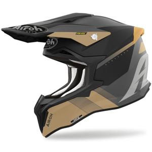 Motokros čelada Airoh Strycker Blazer zlato mat razprodaja