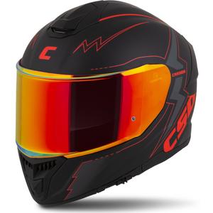 Cassida Integral GT 2.1 Flash Black-Red-Grey motoristična čelada